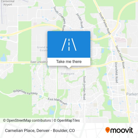 Carnelian Place map