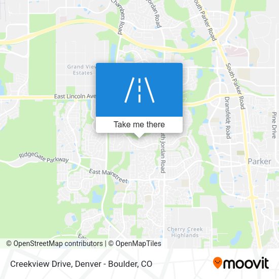 Mapa de Creekview Drive