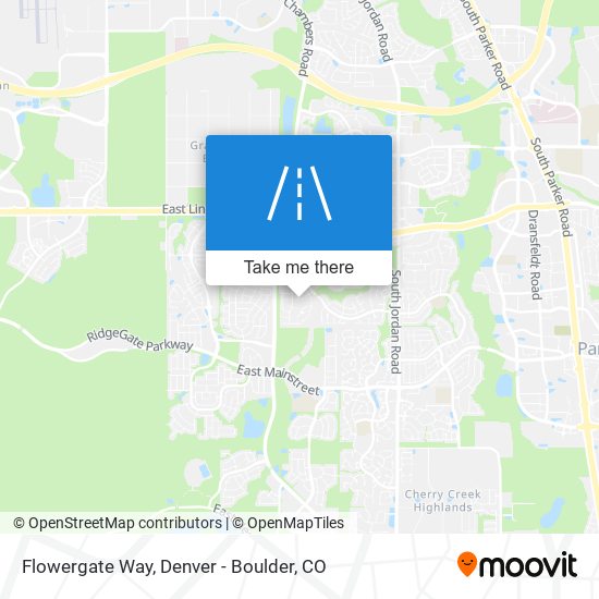 Mapa de Flowergate Way