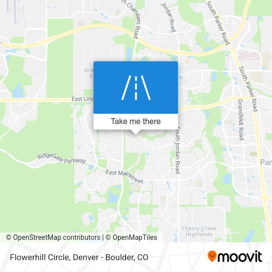 Flowerhill Circle map