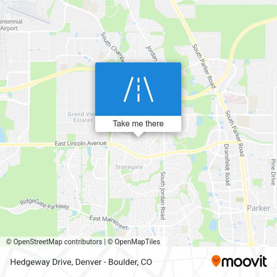 Mapa de Hedgeway Drive