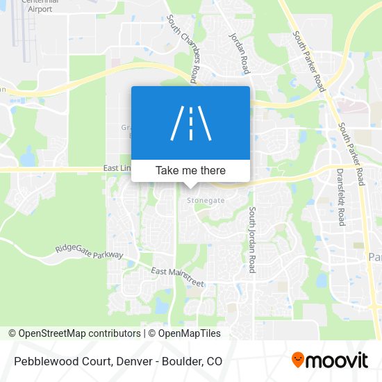 Pebblewood Court map
