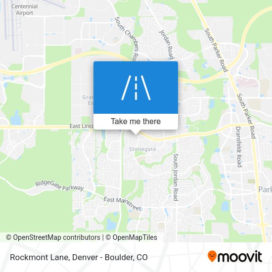 Rockmont Lane map
