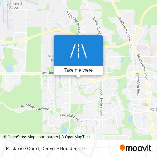 Rockrose Court map