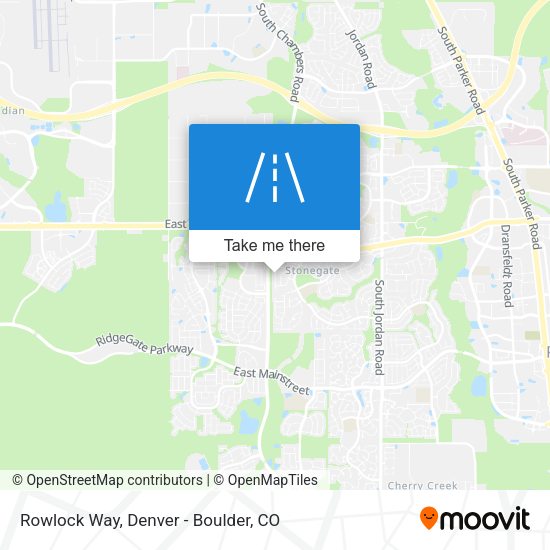 Mapa de Rowlock Way