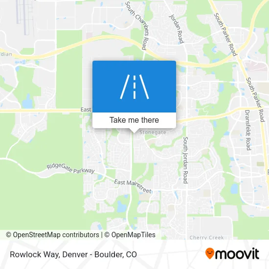 Rowlock Way map