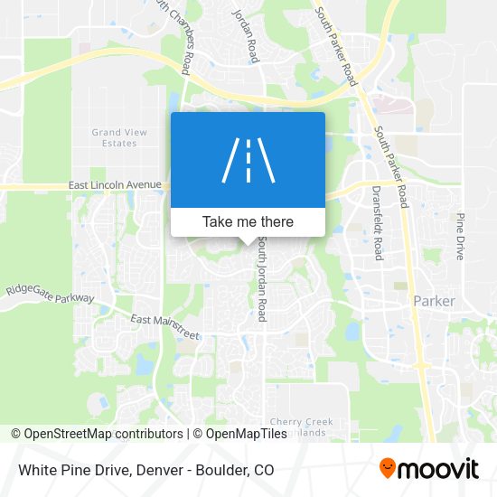 Mapa de White Pine Drive