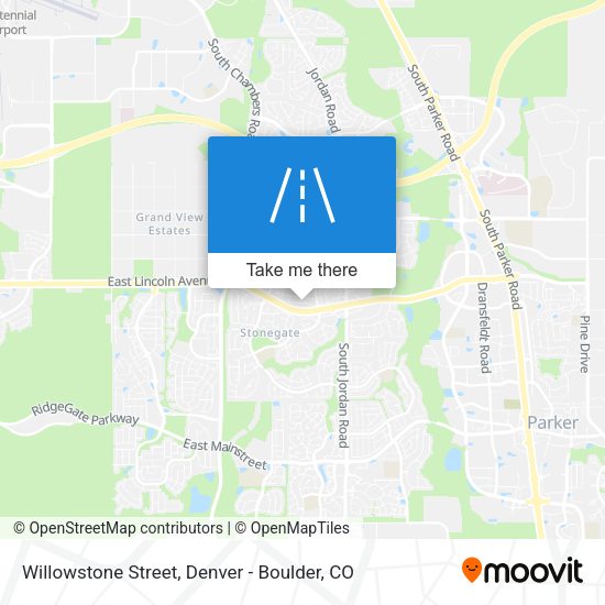 Willowstone Street map