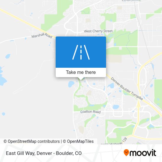 East Gill Way map