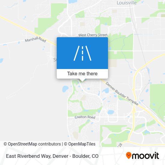 Mapa de East Riverbend Way