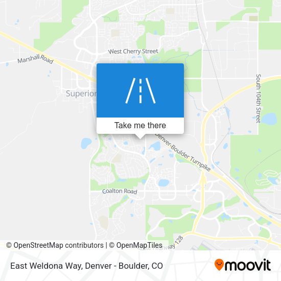 Mapa de East Weldona Way