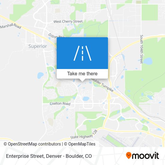 Mapa de Enterprise Street