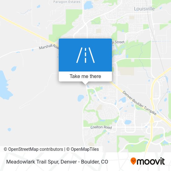 Meadowlark Trail Spur map