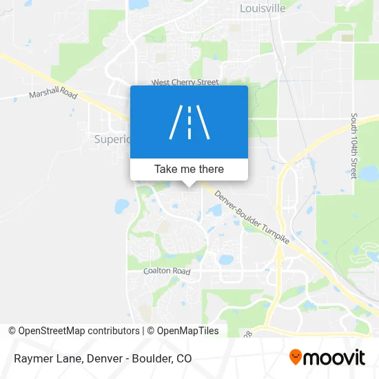 Raymer Lane map