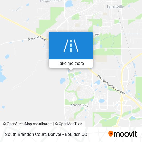 South Brandon Court map