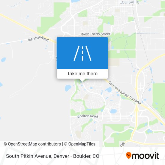 South Pitkin Avenue map