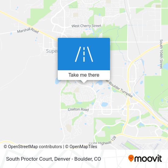 South Proctor Court map
