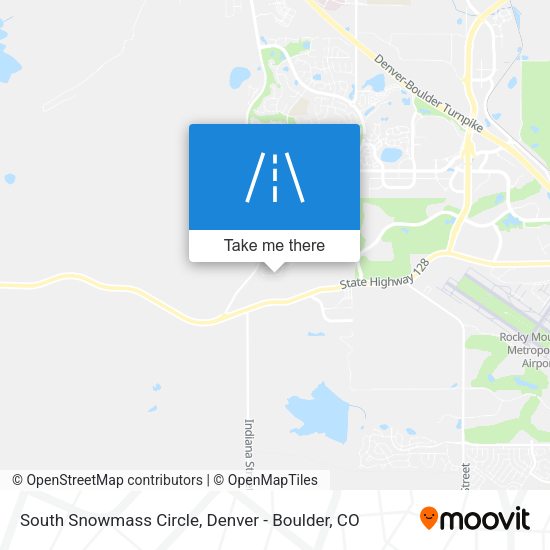 South Snowmass Circle map