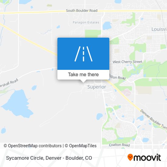 Sycamore Circle map