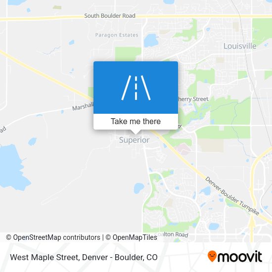Mapa de West Maple Street