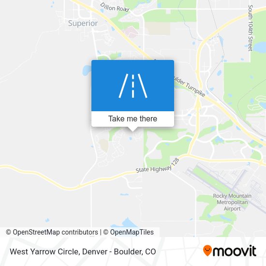 West Yarrow Circle map