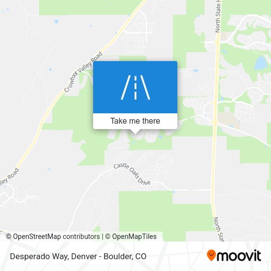 Desperado Way map