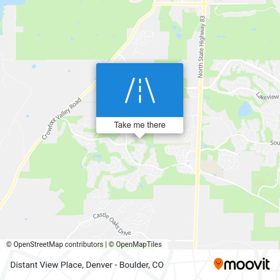 Distant View Place map