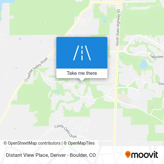 Distant View Place map