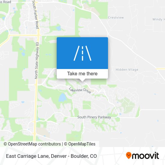 East Carriage Lane map