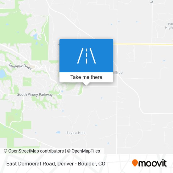 Mapa de East Democrat Road