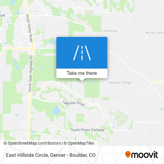 East Hillside Circle map