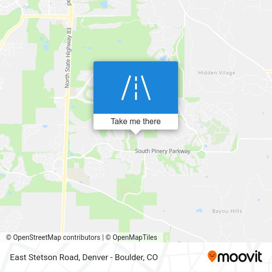 East Stetson Road map