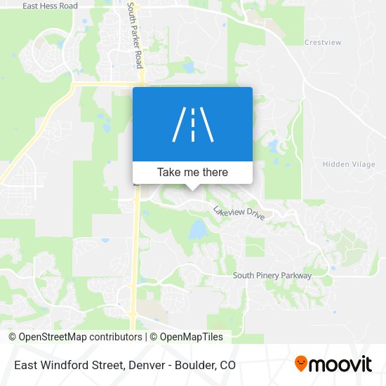 Mapa de East Windford Street