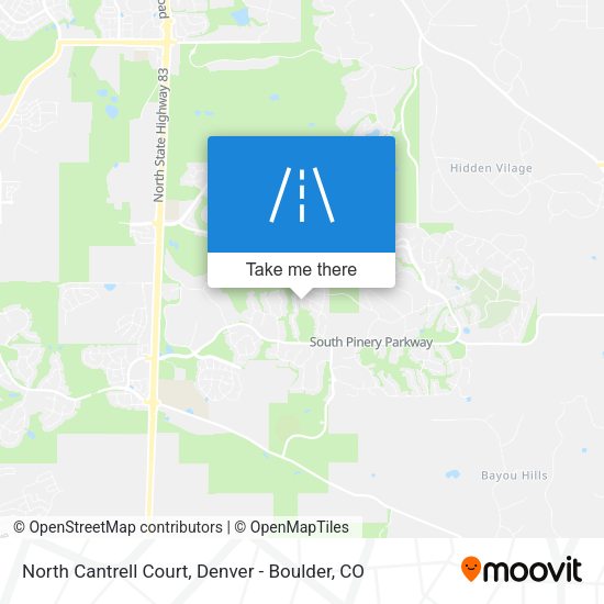 North Cantrell Court map