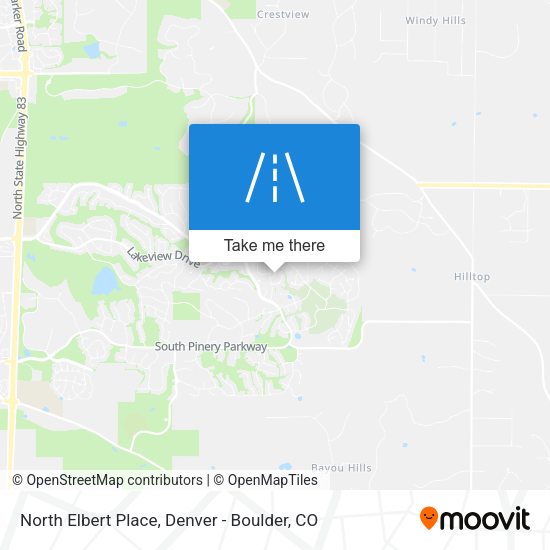 Mapa de North Elbert Place