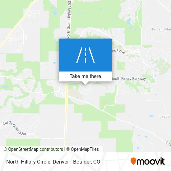 Mapa de North Hillary Circle