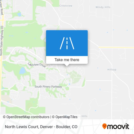 North Lewis Court map