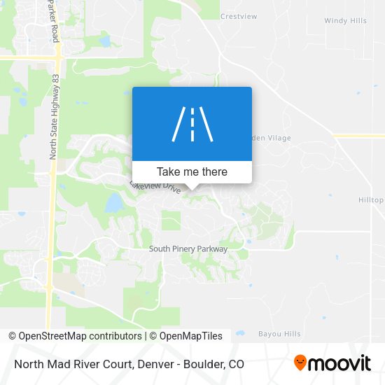 Mapa de North Mad River Court