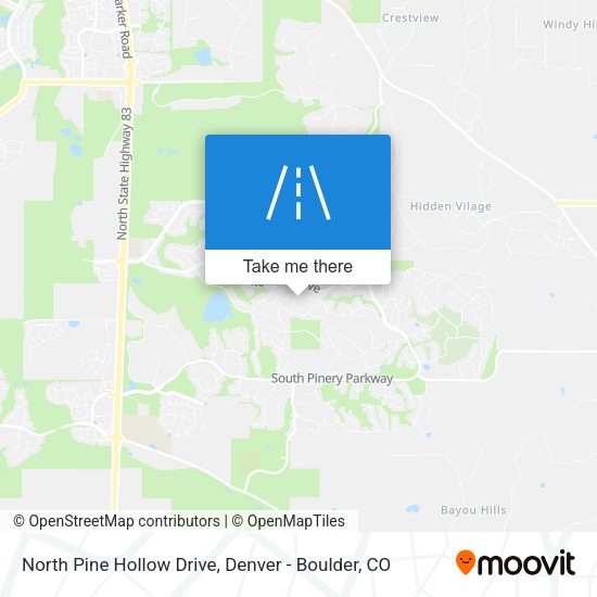 North Pine Hollow Drive map