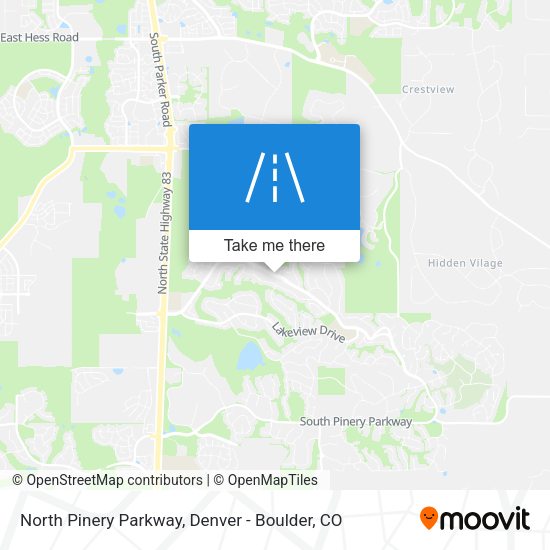 North Pinery Parkway map
