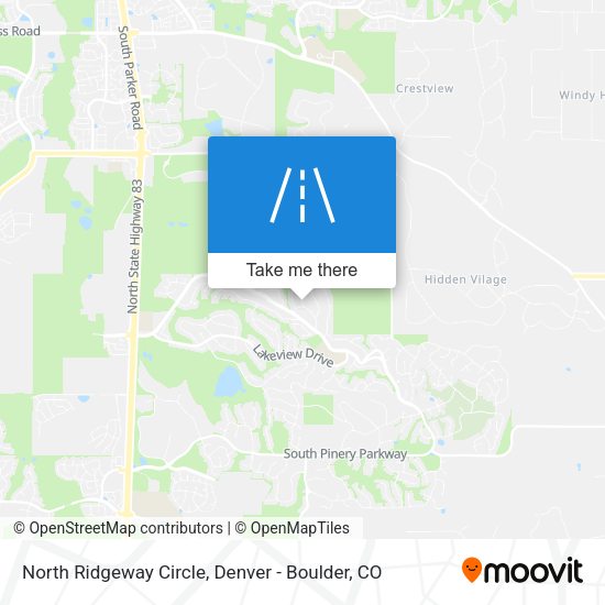North Ridgeway Circle map