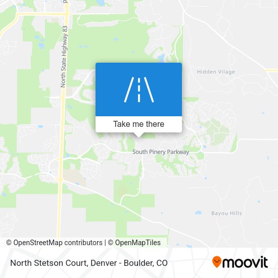 North Stetson Court map