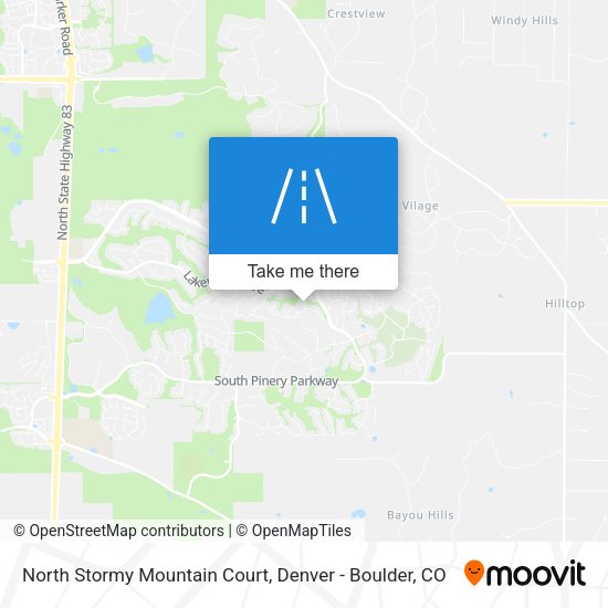 North Stormy Mountain Court map