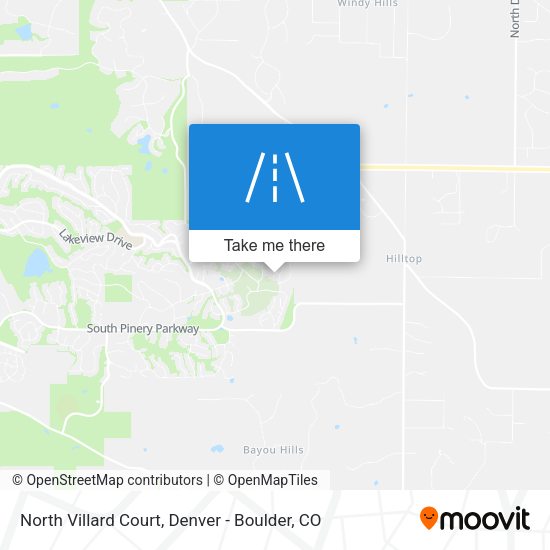 North Villard Court map