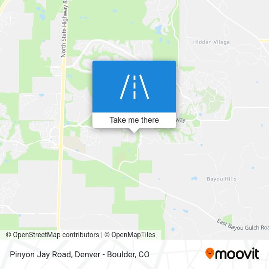 Mapa de Pinyon Jay Road