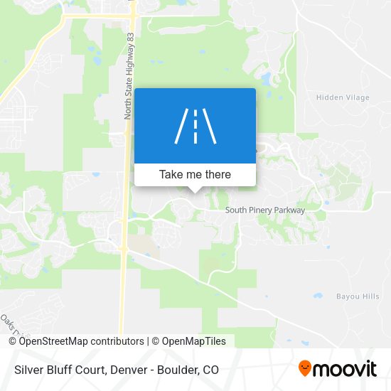 Silver Bluff Court map