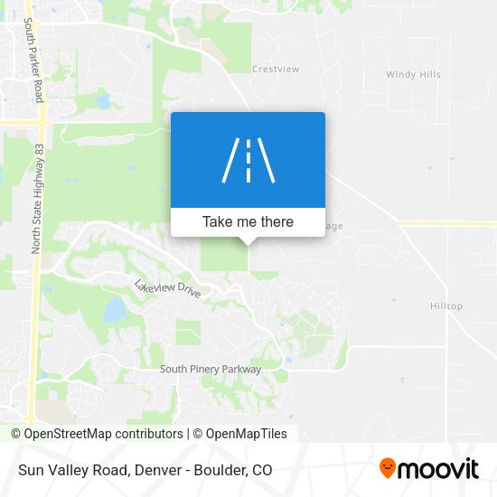 Sun Valley Road map