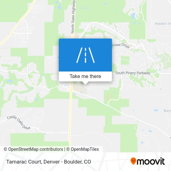 Tamarac Court map