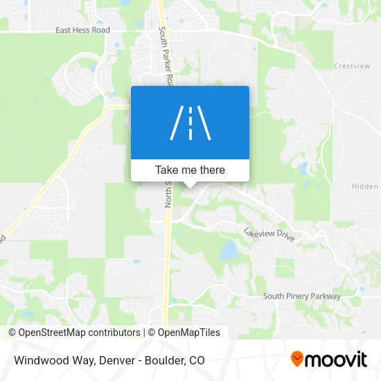 Windwood Way map