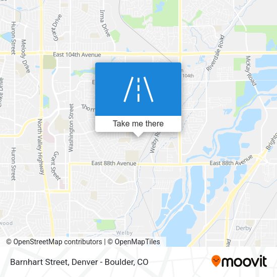 Barnhart Street map